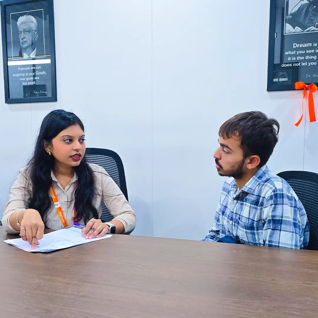 Student session at Pratham Udaan